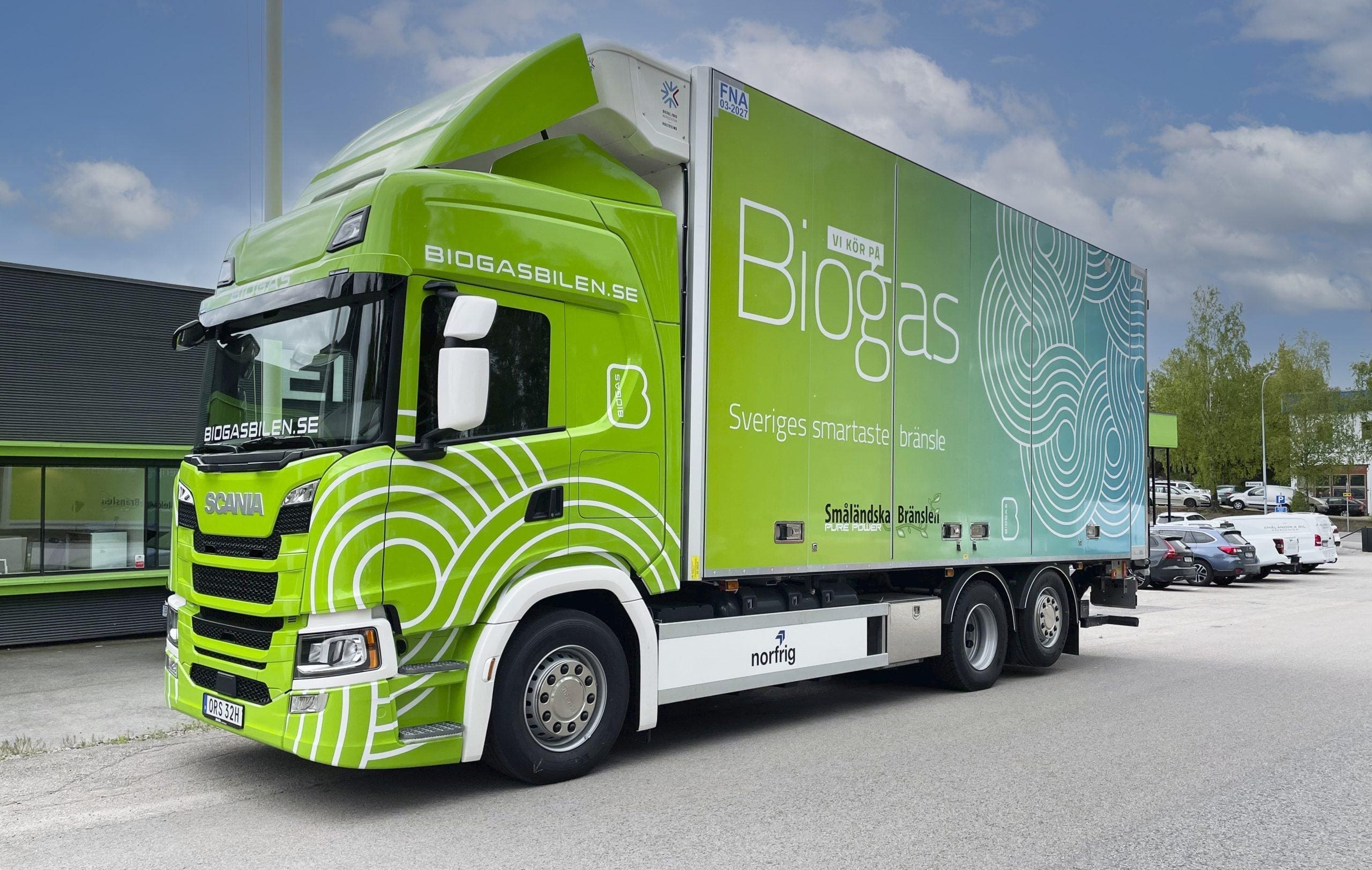 Biogaslastbilar finns för alla behov.